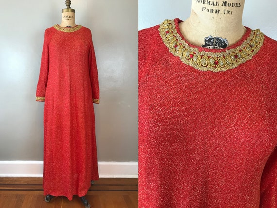 sparkly caftan