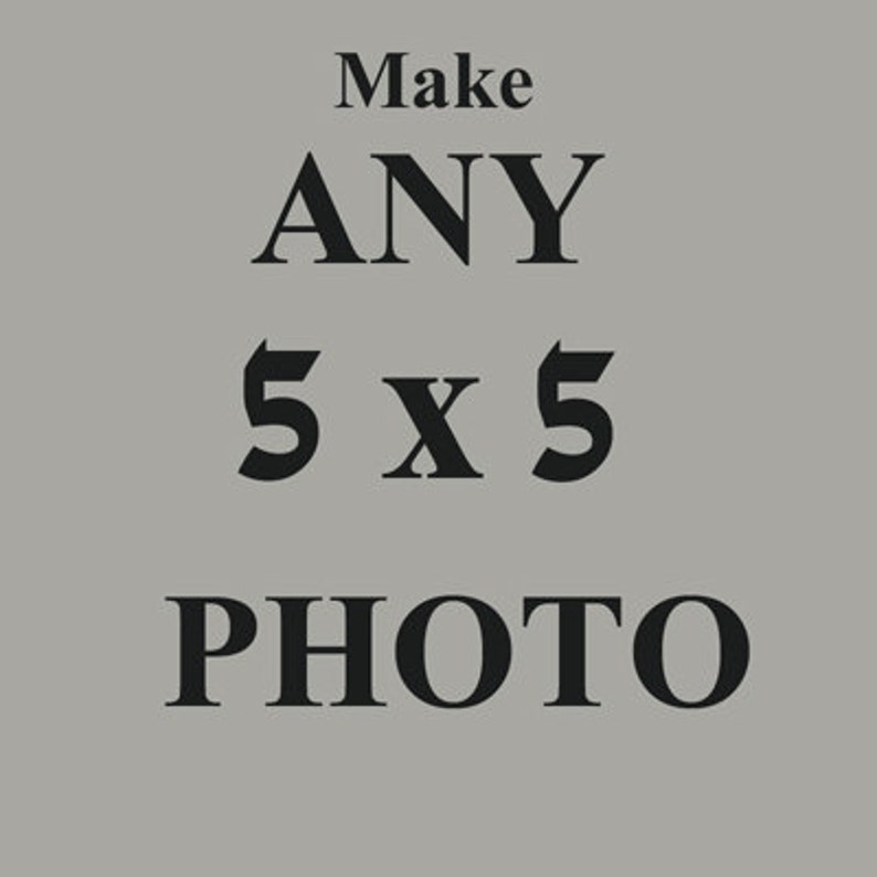 Any Photograph a 5x5 You Choose Any Print Nature Beach Landscape Tree Carnival Still Life Large Wall Decor image 1