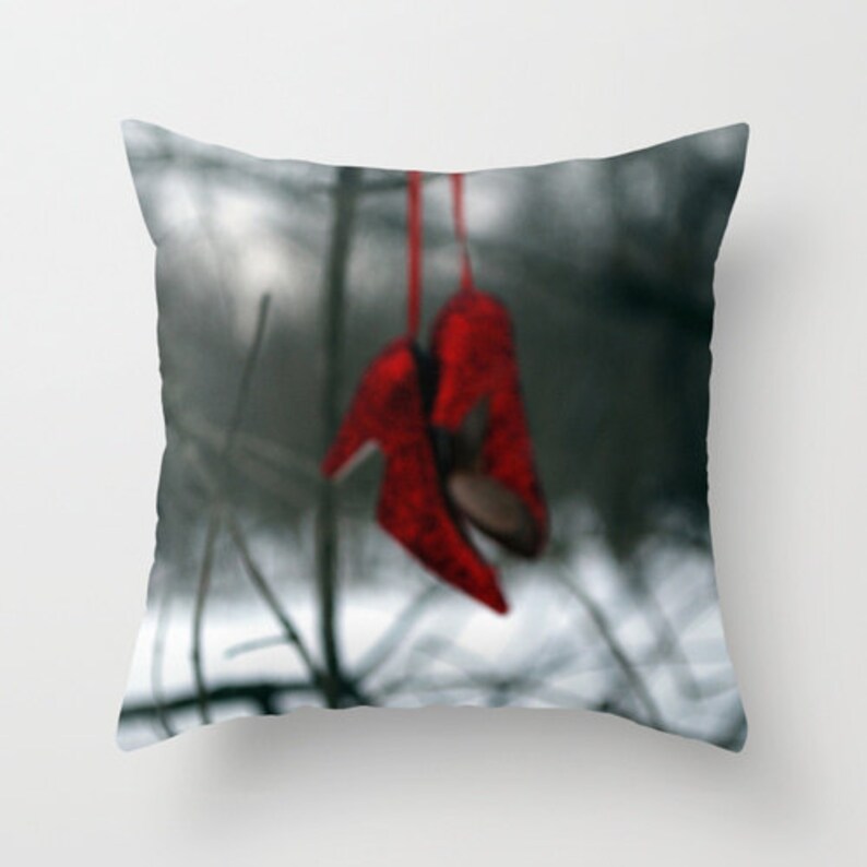 Pillow Ruby Red Slippers Photo Pillow Wizard Of Oz Pillow Cover Living Room Bedroom Decor 16x16 18x18 20x20