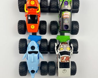 Exhibidor de pared de Monster Truck de Monster Jam / Organizador de almacenamiento a escala 1:43