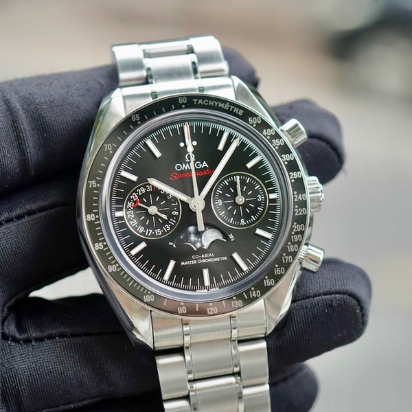 Omega Speedmaster Moon Phase Chronograph Automatic Men's Watch Item No.304.30.44.52.01.001