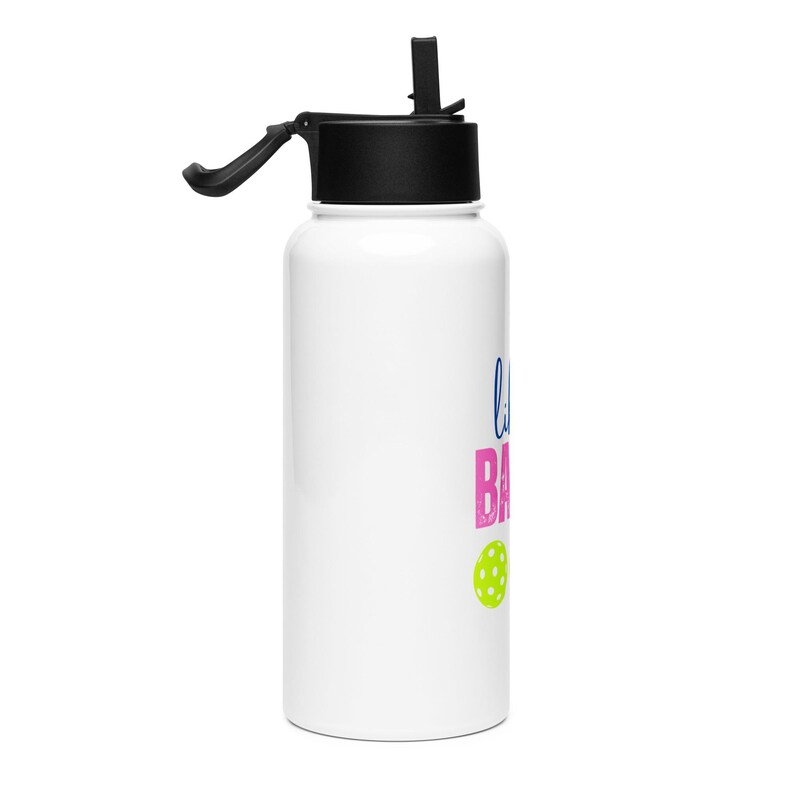 Pickleball Water Bottle, Gift for Pickle Baller, Pickle Ball Gifts