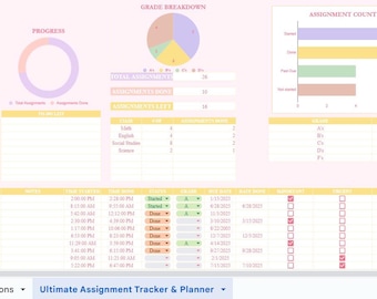 Ultimate Assignment Tracker & Planner - Stay Organized and Boost Grades
