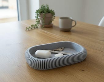 Modern Japandi Tray | Minimalist Entryway Catchall Organizer