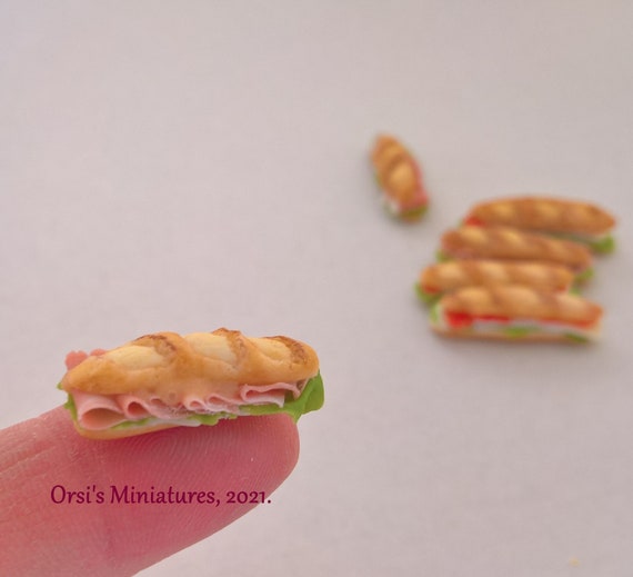 Casa de muñecas en miniatura sándwiches PREP Board 