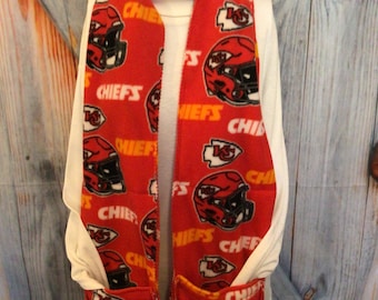 Kansas City Chiefs Fleece Hidden Pocket Scarf