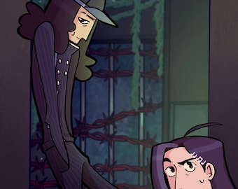 GAME GRUMPS / DANGANRONPA V3 - glossy print