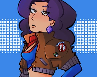 DANIELLA - glossy print