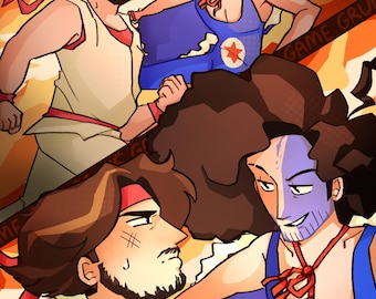 GAME GRUMPS VS - glossy print