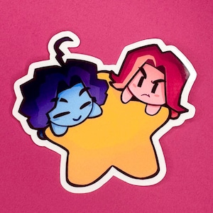 KIRBY'S DREAM COURSE game grumps - glossy stickers