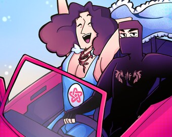 NSP CAR - glossy print