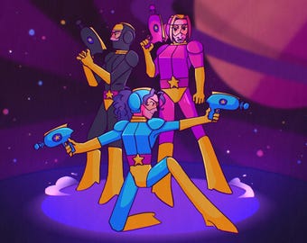 STARBOMB BOOM - glossy print