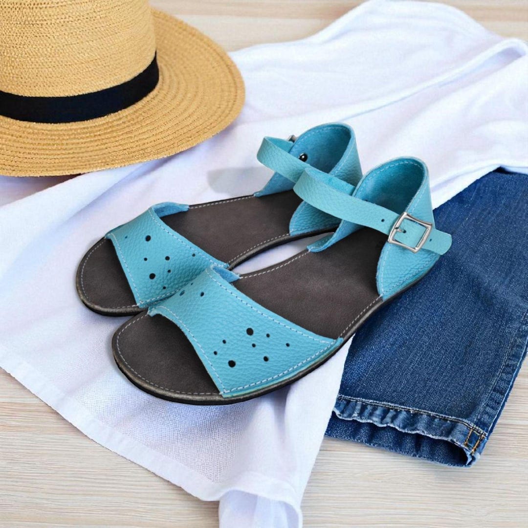 Leather Barefoot Sandals Sewing Pattern: DIY Tutorial (PDF Download ...