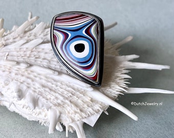 Fordite Lapel Pin, Brooch , Silver, Brooch, ready to ship