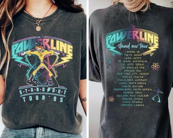 Camiseta retro de los 90 de la película de Goofy en colores cómodos, camiseta de Max, Goofy y Roxanne Powerline, sudadera con capucha de la gira Disney World, sudadera de la película de Goofy, Disney Group