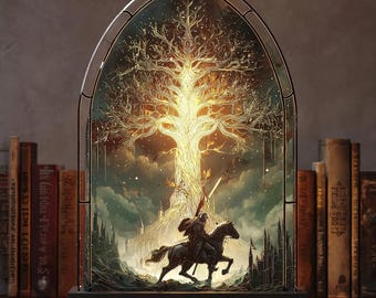 Erdtree Elden Ring Book Nook Suncatcher Candle Holder, Dark Souls Gothic Decor Decors, Steam Game Lovers, Game Gifts