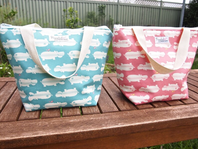 Insulated Lunch Bag DIY PDF Pattern with Detailed Etsy