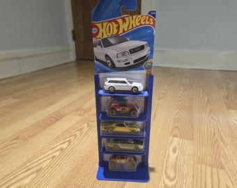 5-Car Hot Wheels Showcasing Stand