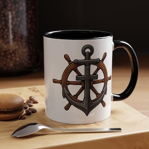 Nautical Coffee Mug: Maritime Sailor Gift, Boating Decor