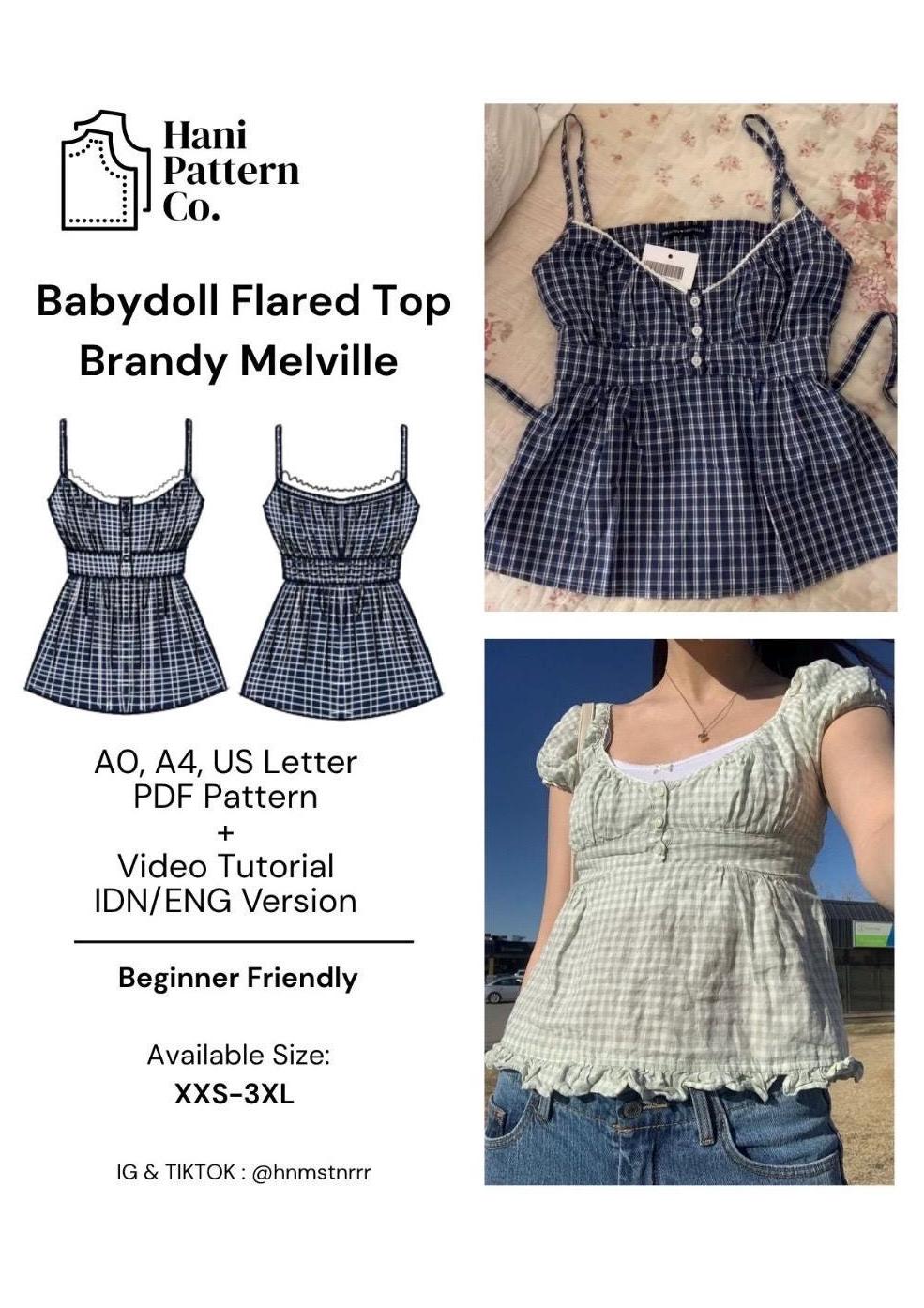 Abercrombie Babydoll Top - Etsy Canada