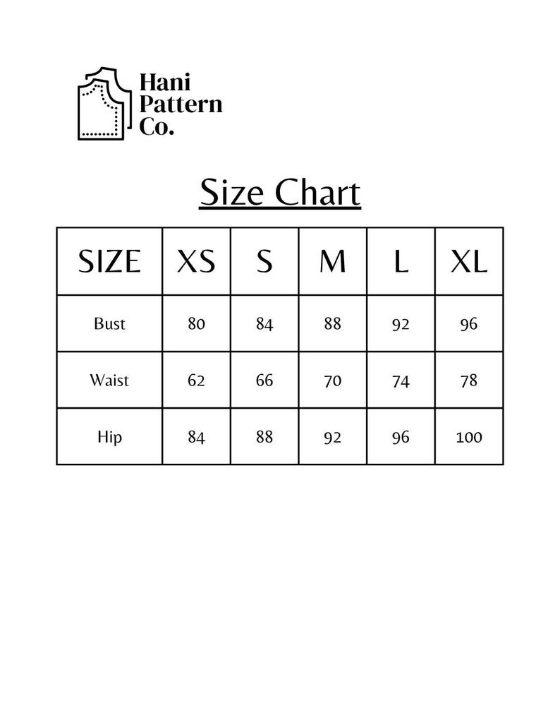 BABYDOLLTOP SEWING PATTERN | A4 & Us Letter Paper Size image 5