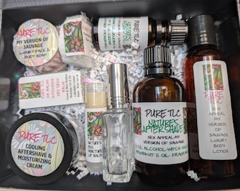 Caja sorpresa de cuidado personal para hombres, cuidado natural de la piel, set de regalo de spa