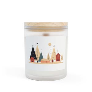 Cozy Winter Candle, Holiday Decor, Aromatherapy Gift, Handcrafted Candle, Christmas Decor, Festive Home Fragrance