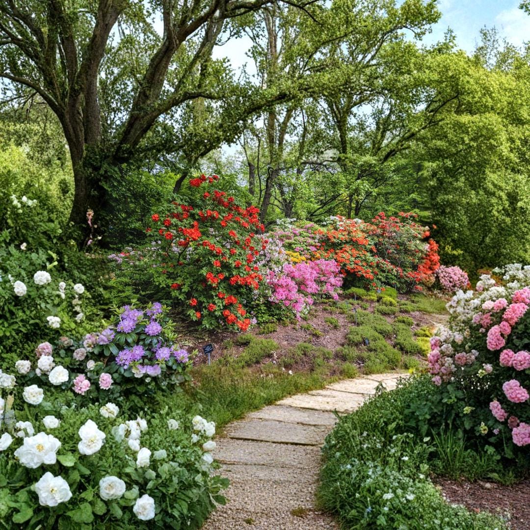 50 Mixed Hybrid Rhododendron Seeds Assorted Colors Flowering Shrub Sun ...