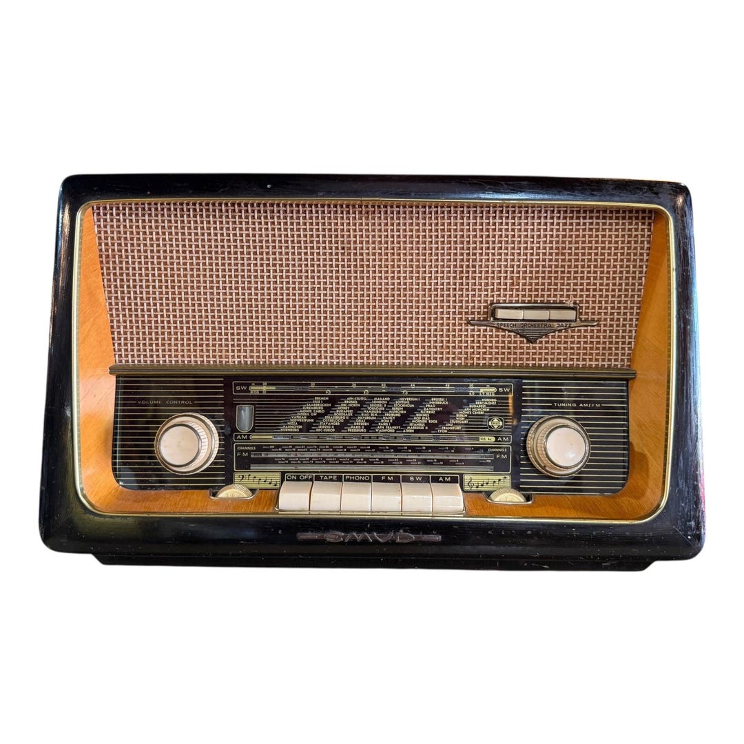 Vintage Emud Rekord Senior 60 AM/FM Radio West Germany - Etsy
