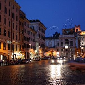 Roma, Italy 2009 - cobblestone street