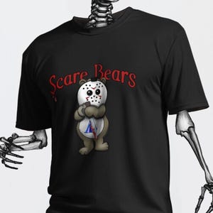 Scare Bears Camp Slasher Unisex Tee | Cute Graphic T-Shirt | Grim Within