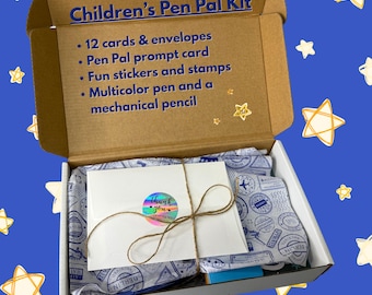 Children’s First Pen Pal Kit | Kid’s Stationary Set
