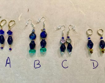 Chandelier Paper Bead Earrings for Her