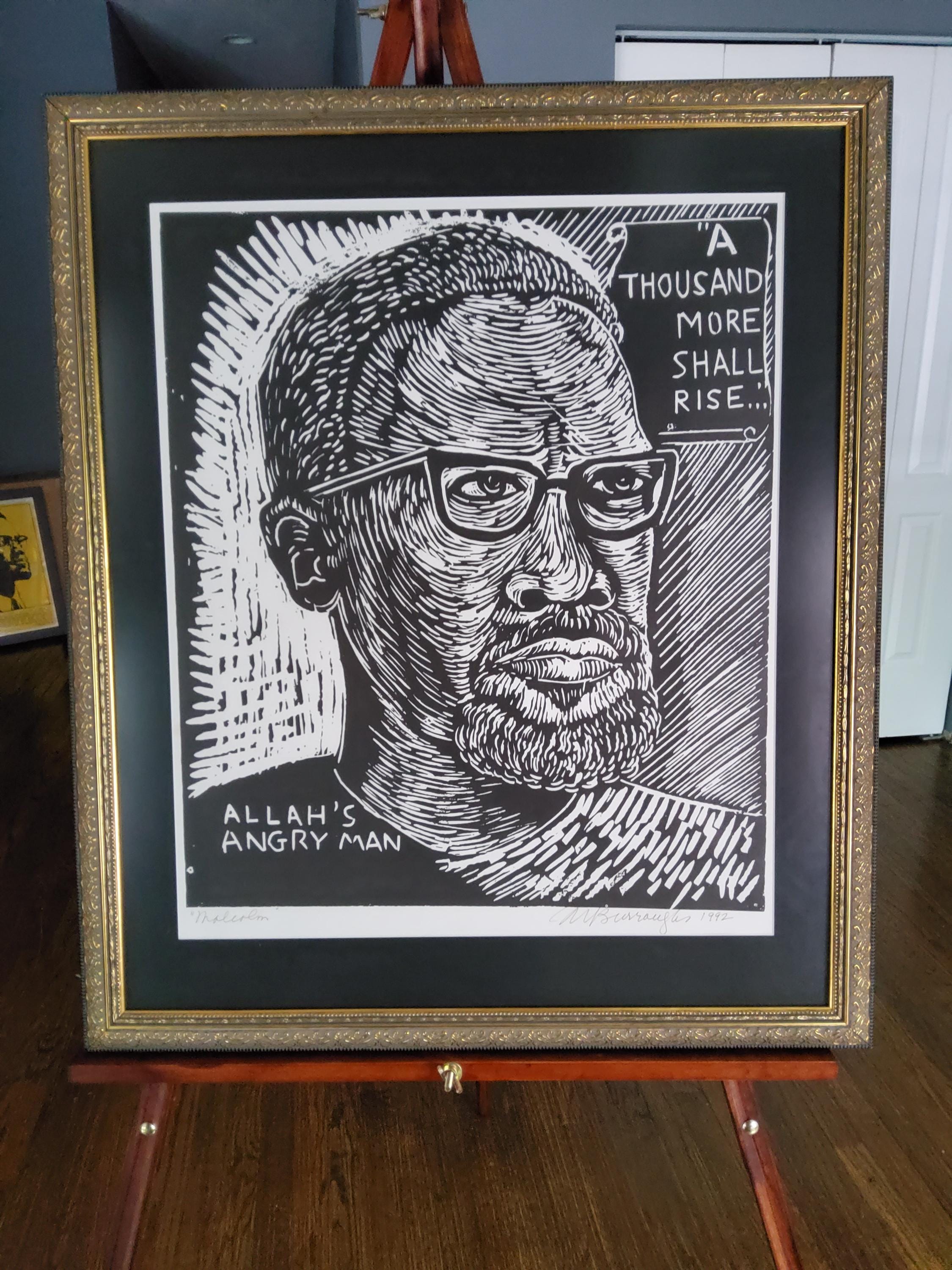 00s デッドストック MALCOLM X 大判ポスタ Malcolm X 1992 - Etsy