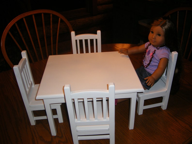 18 doll table and chairs