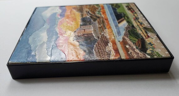 Beautiful OOAK Torn Paper Collage. Published in Somerset Studios