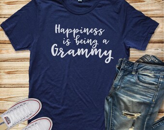 Happiness is being a Grammy - best Grammy - Grammy gift - new Grammy t-shirt - Short-Sleeve Unisex T-Shirt