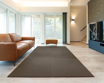 Tappetino tatami giapponese / pavimento washi fatto a mano, carbone