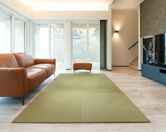 Tatatte Unit Tatami Mat / Pavimento in stile giapponese, verde