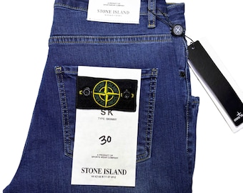 Stone Island Vintage Fade Blue Jeans