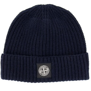 Cappello a cuffia Stone Island (blu navy)