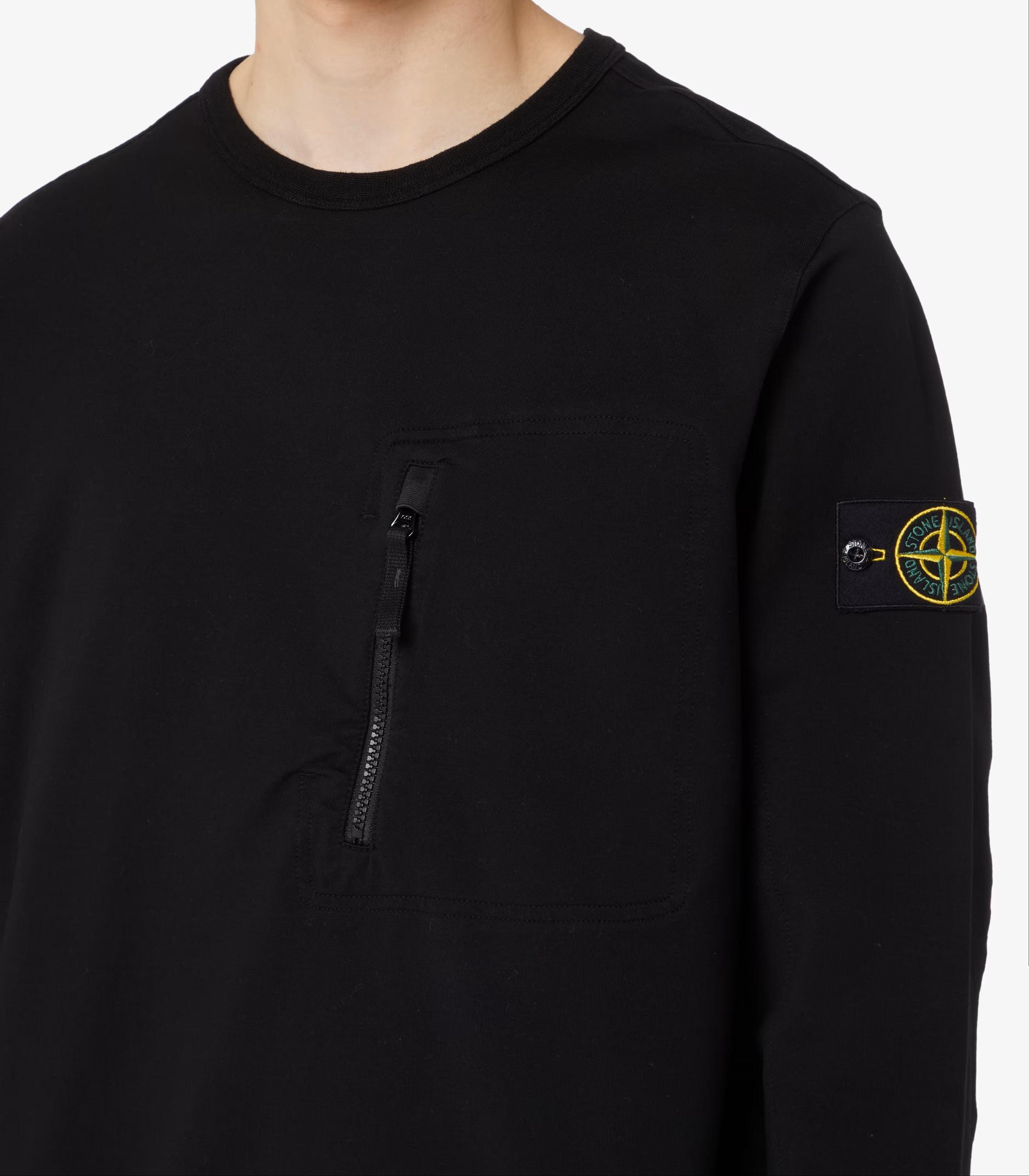 Cotton Sweatshirt Stone Island Mural Part Sweatshirt Fake Stone