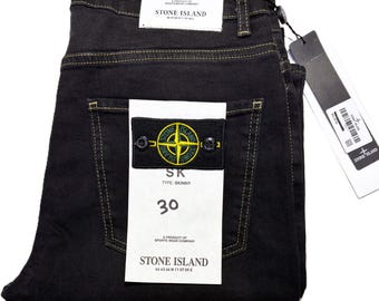 Stone Island Vintage Fade Black Jeans