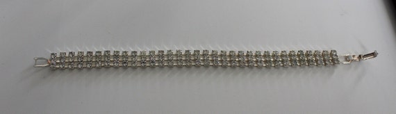 Vintage Rhinestone Tennis Bracelet - image 9