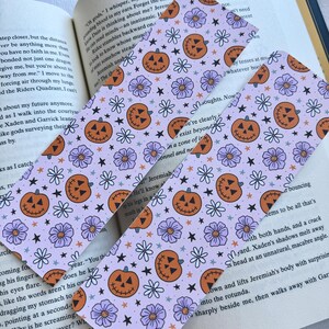 Spooky Cute Halloween Bookmark – Witchy Bookish Gift | Cute Bookmark for Readers | Bookish Girl | Bookish Gift | Fall Bookmark | Book lover