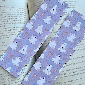 Spooky Cute Halloween Bookmark – Witchy Bookish Gift | Cute Bookmark for Readers | Bookish Girl | Bookish Gift | Fall Bookmark | Book lover