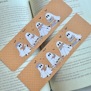Spooky Ghost Bookmark – Bookish Halloween Gift