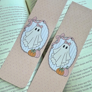 Spooky Cute Halloween Bookmark – Witchy Bookish Gift | Cute Bookmark for Readers | Bookish Girl | Bookish Gift | Fall Bookmark | Book lover