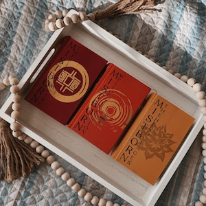 Serie de libros de la primera temporada de Mistborn / Set de libros encuadernados a mano