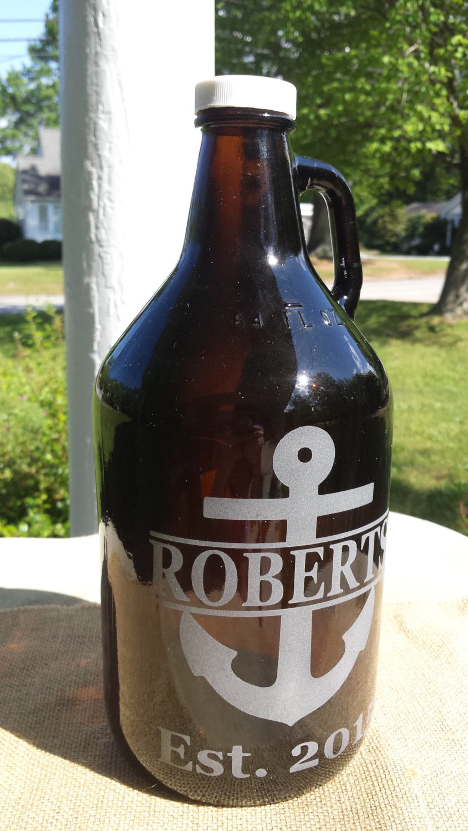 Personalized growler custom beer growler personalized name Etsy